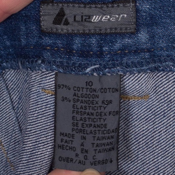 90s Lizwear Stirrup Side Zip Jeans - Medium, 28" | Vintage High Waisted - Picture 9 of 10